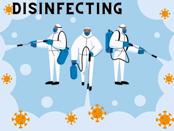 Sanitising for cleaning bacteria 