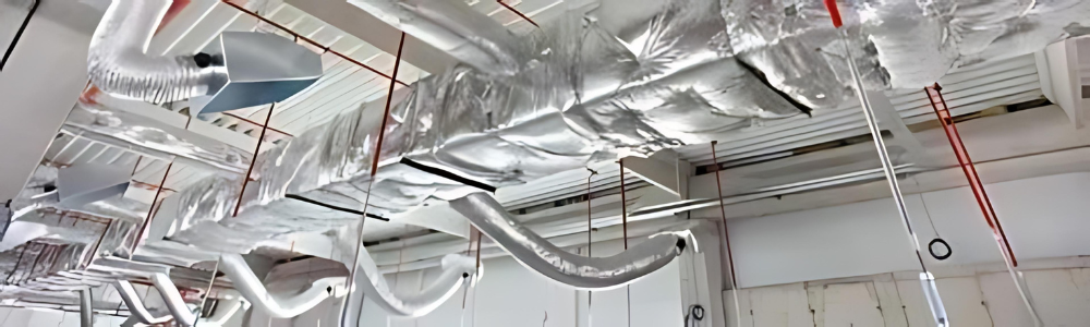 air duct in industrial office 